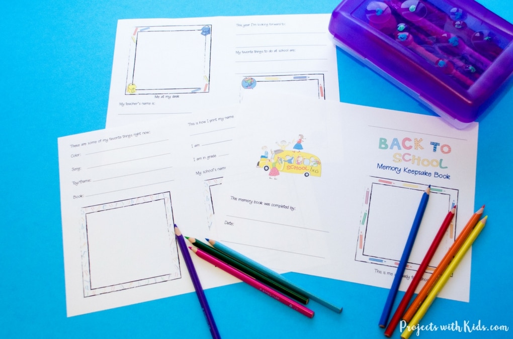 This back to school memory book is simple and fun for kids to fill out. It makes preserving all those school memories a snap! Just click through to read the full post and get your FREE printable book that will surely become a treasured keepsake. 