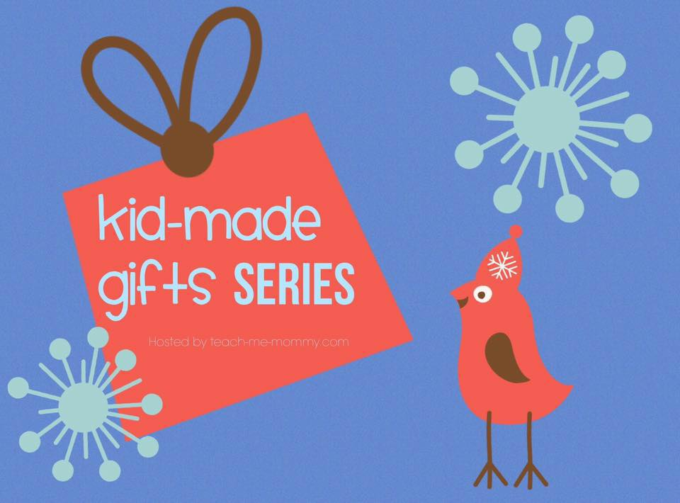 landing page for kid-made gifts holiday blog hop