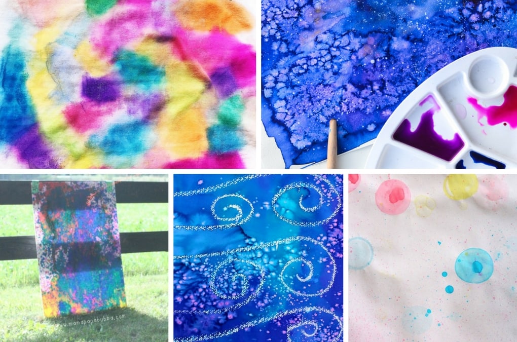 These watercolor painting ideas will inspire you and your kids to create and have fun! There are so many creative ideas for kids of all ages, you are sure to find one (or more!) that your kids will want to try. Click through to find ideas for kids of all ages, process art ideas, easy watercolor projects for preschoolers and beautiful holiday and seasonal watercolor projects. 