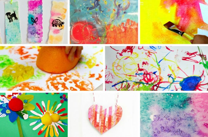 Inspire creativity and fun with these engaging process art projects for kids of all ages! Process art is a great way for kids to learn and explore new techniques and try out new art supplies and materials without focusing on the end result. You are sure to find projects that your kids will love and want to try. It's all about creating, taking risks and having fun!
