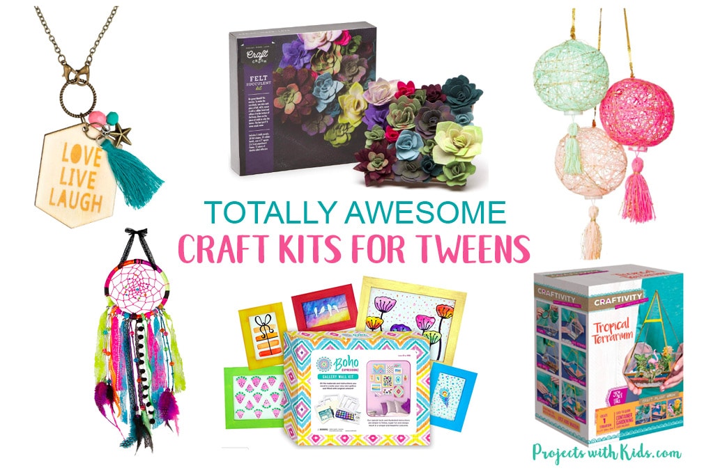 There are so many hours of crafty fun to be had with these craft kits for tweens! You are sure to find the perfect gift for the crafty kid in your life.