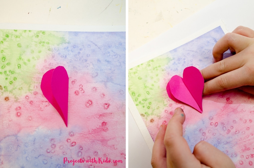 Kids will love using watercolors and paper to create this beautiful heart art project that is perfect for Valentine's Day and Mother's Day. Easy watercolor techniques makes this a perfect art project for kids of all ages. 