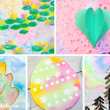 Totally awesome watercolor painting for kids. Watercolor ideas that kids of all ages will love to explore and create.