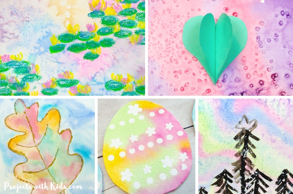 Totally awesome watercolor painting for kids. Watercolor ideas that kids of all ages will love to explore and create.