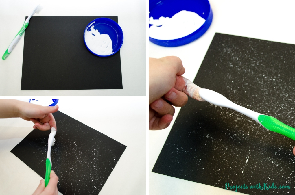 Kids can use simple quilling techniques on black paper to make this Earth Day craft really stand out! No special quilling tools needed. 