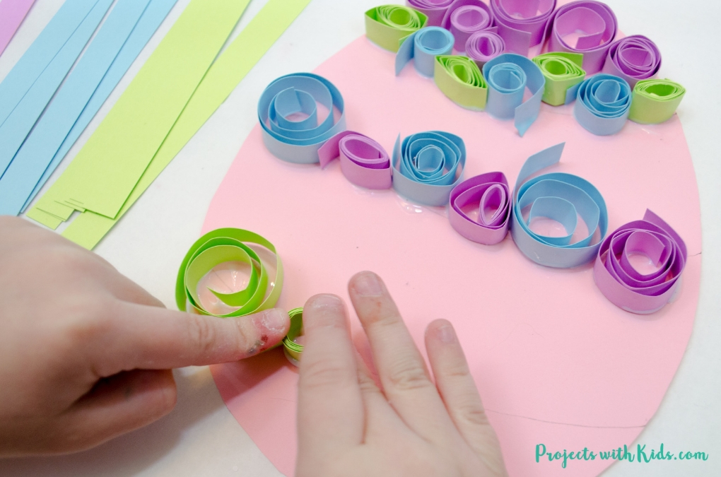 Fun Easter Egg Paper Craft for Kids to Make - Projects with Kids