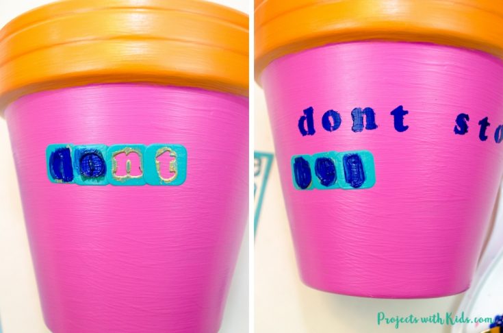 Easy DIY Painted Flower Pots for Kids to Make - Projects with Kids