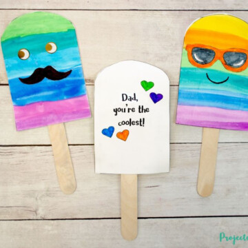 Popsicle Father's Day Card feature image