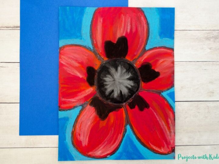 Chalk Pastel Poppies Inspired By