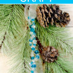Beaded icicle ornaments craft for kids