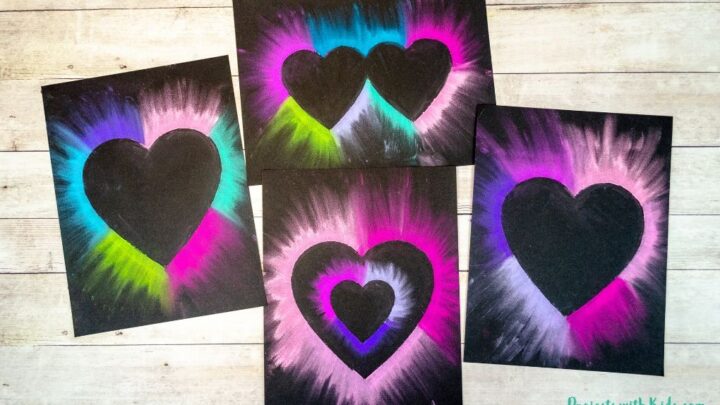 35 Awesome Valentine's Day Painting Ideas - Projects with Kids