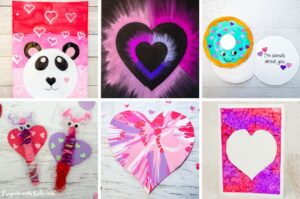 Valentine's Day arts and crafts for kids to make.
