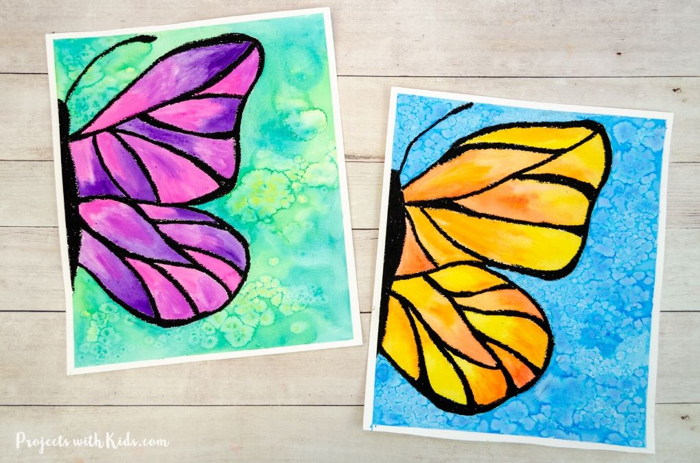 Beautiful Watercolor Erfly Painting For Kids To Make Projects With - Easy To Make Watercolor Painting