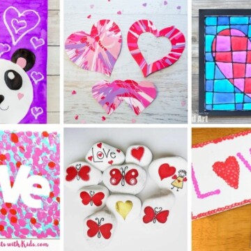 Valentine's Day painting ideas for kids make.