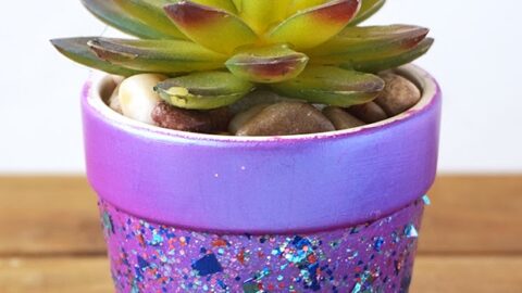 Image for DIY Glitter Flower Pots