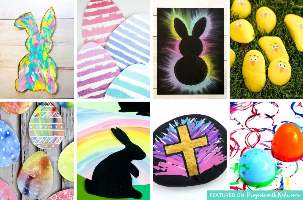 Easter painting ideas for kids to make