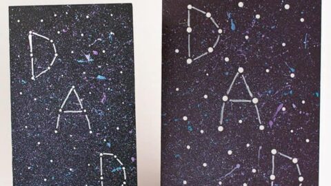 Image for Galaxy Constellation Father's Day Card