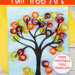 mixed media fall art project for kids